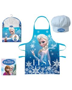 Tablier et une toque enfant Reine des neiges