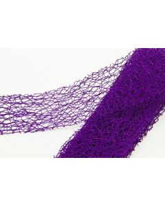 Ruban fantaisie pour Déco - Prune