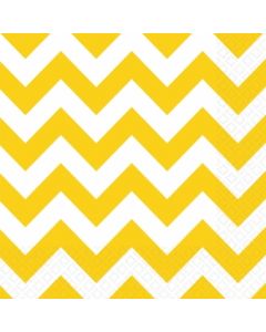 serviette chevron jaune