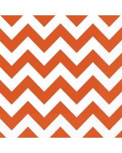 serviette chevron oranzge