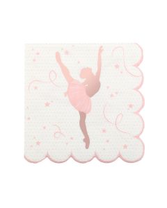 Serviette danseuse ballerine