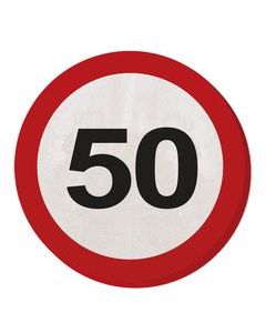 Serviettes anniversaire - 50 ans