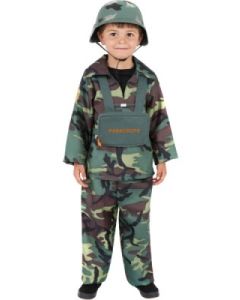 Déguisement enfant parachutiste 130 cm