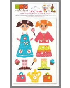 Stickers Croc'mode fille "weekend"