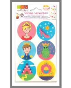 Stickers alimentaires " princesse"