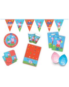 Kit de décoration anniversaire Peppa Pig