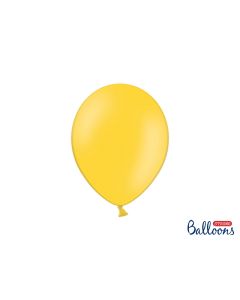 100 ballons jaune pastel