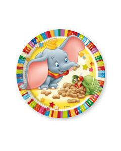10 assiettes Colourfull Dumbo