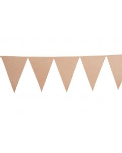 guirlande de fanion couleur jute