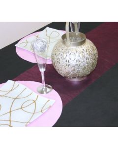 Chemin de table organdi - Fuchsia