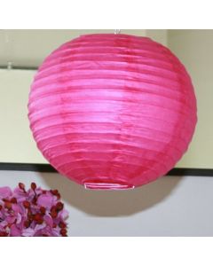 Lampion boule de déco - GM - fuchsia