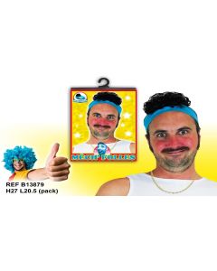 Bandeau et mèche - frisettes noires