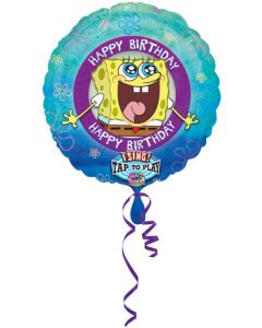 Ballon "Bob l'Eponge" chante Happy Birthday