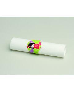 10 ronds de serviettes Kokeshi rouge