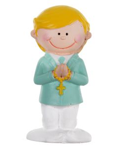 Figurine Communion Garçon Menthe