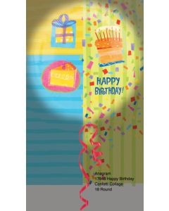 Ballon anniversaire "Confetti" 