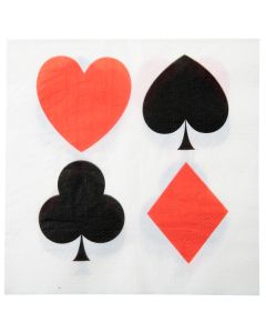 Serivette Papier Casino x 20