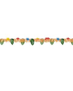 Guirlande Hibiscus et feuilles - 1,82 m