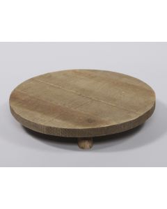 Plateau en bois rond - 30 x 6.5 cm