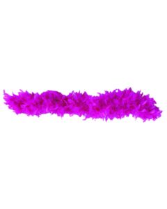 Boa en plumes fuchsia