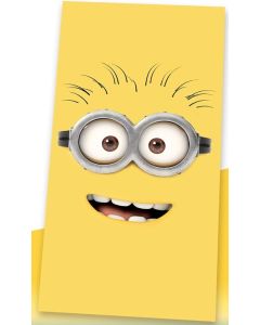 Serviette de plage jaune Minions 