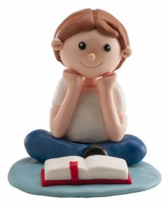 Figurine de communion - Garçon assis
