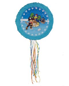 Piñata classique "Pirate" - bleu