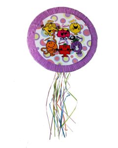 Piñata classique "Monsieur Madame" - violet