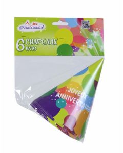 chapeaux de fête pop joyeux anniversaire