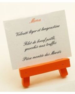 Chevalets en bois - orange