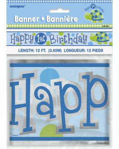 Bannière premier anniversaire tortue