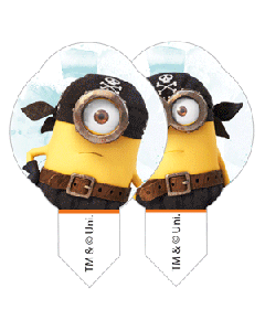 10 décors en azyme Minions