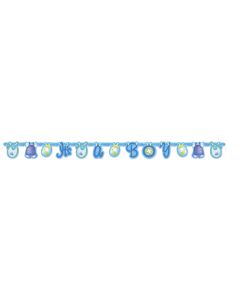 Guirlande Baby-Shower bleu it's a boy