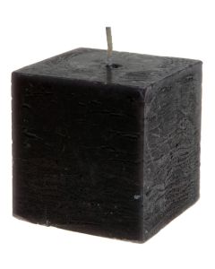 Bougie carrée noire