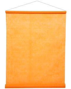Tenture de salle fluo - orange