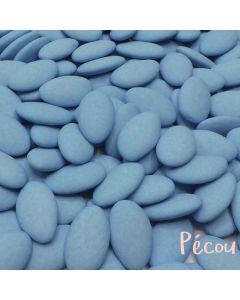 1kg Dragées Chocolat Pécou 70% - Bleu