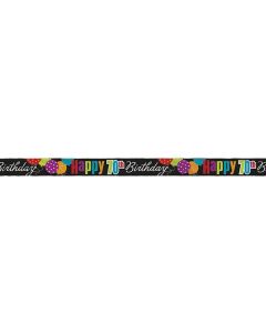 Banderole Happy 70th Birthday