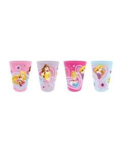 4 Verres en plastique Princesses Disney à petit prix