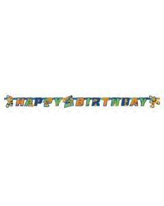 Guirlande Happy Birthday Tortues Ninja