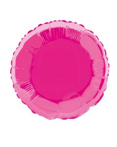 Ballon hélium forme ronde - fuchsia