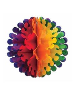 Boule alvéolée arc-en-ciel