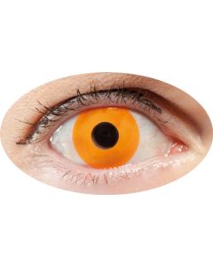 Lentilles de contact - Œil orange