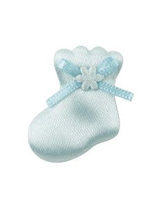 12 Petites décorations chaussette bleue