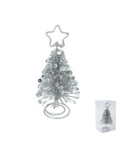 Porte nom sapin - argent