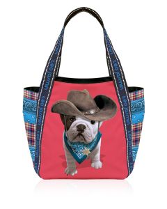 Sac cabas Teo Jasmin Cowboy Rouge