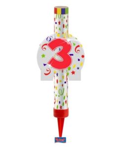 bougie fontaine chiffre 3