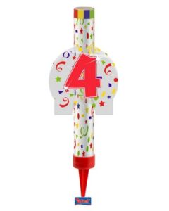 bougie fontaine chiffre 4