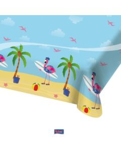 nappe flamant rose plage