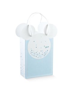 Sachet cadeaux mickey bleu ciel