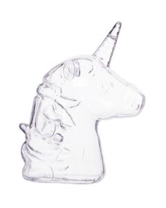 6 x Boites Dragées Licorne Transparent